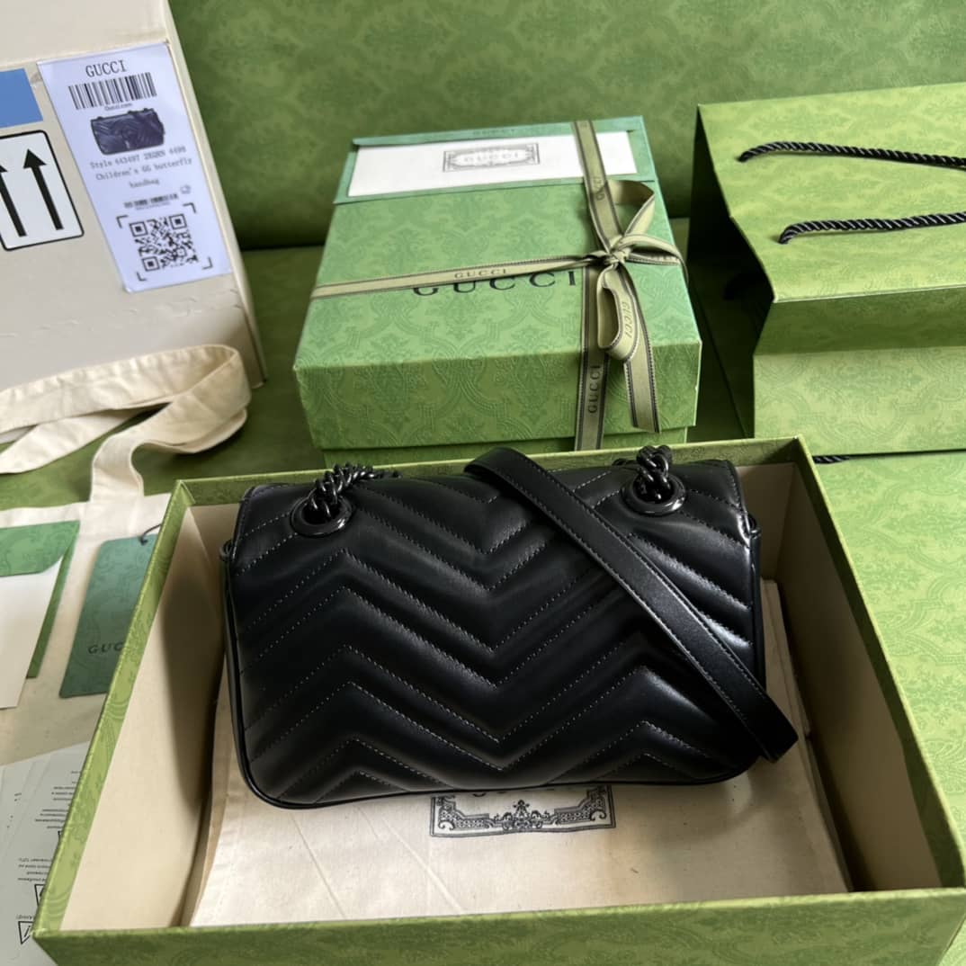 Gvc*1 GG Marmont Matelasse Mini Chain 446744 Replica Crossbody Bag