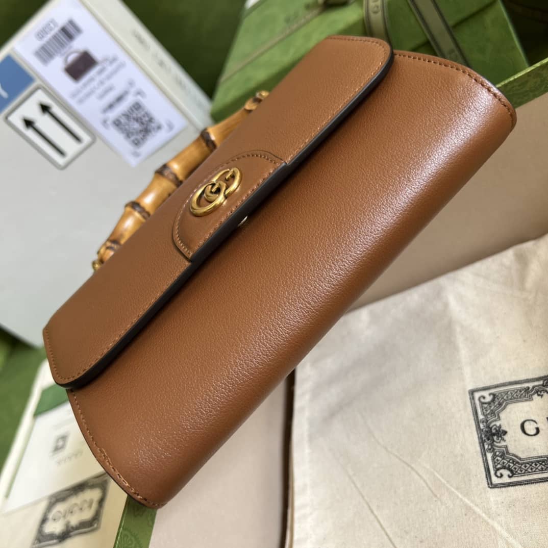 Gvc*1 GG Small Top Handle Tote Bag With Bamboo 675794 Replica