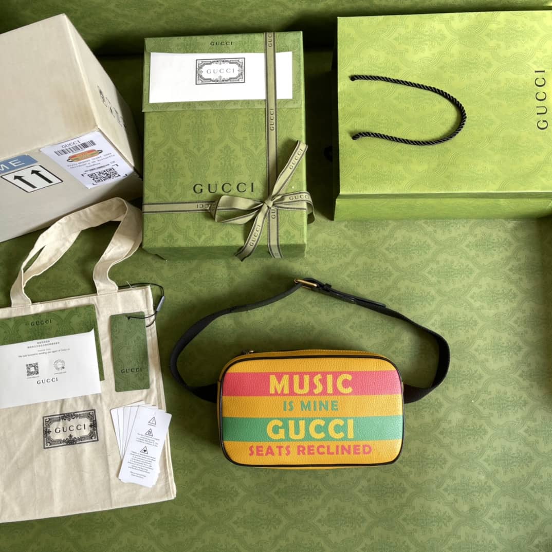 Gvc*1 Disney Svp*me GG Canvas Leather Belt Bag Replica 602695