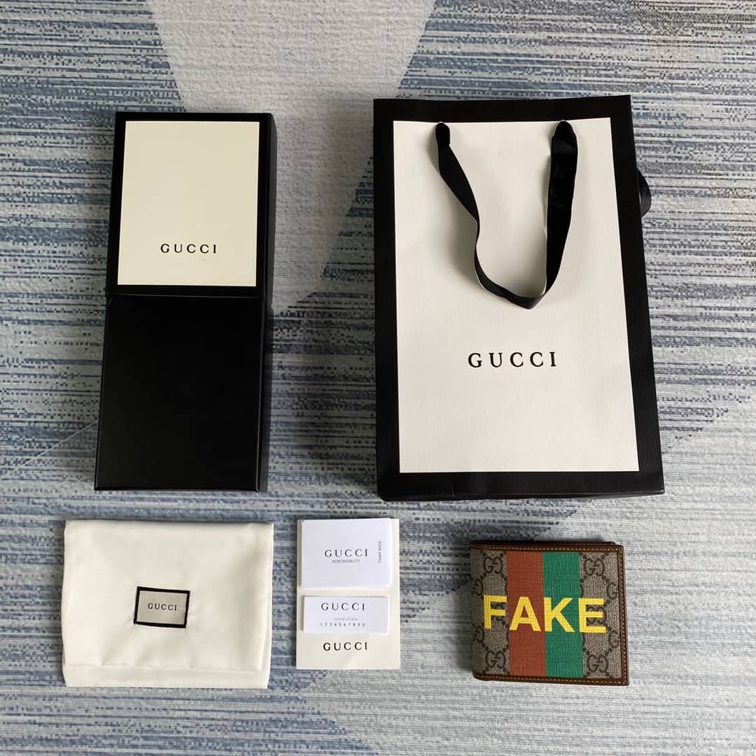 Gvc*1 Fake Not Print Billfold Wallet 636166
