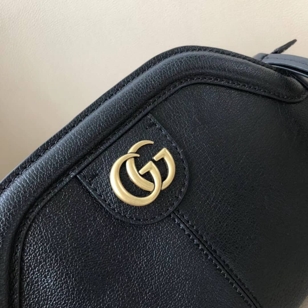 Gvc*1 Belle Marmont Feline Small Crossbody Bag Replica Black 524620