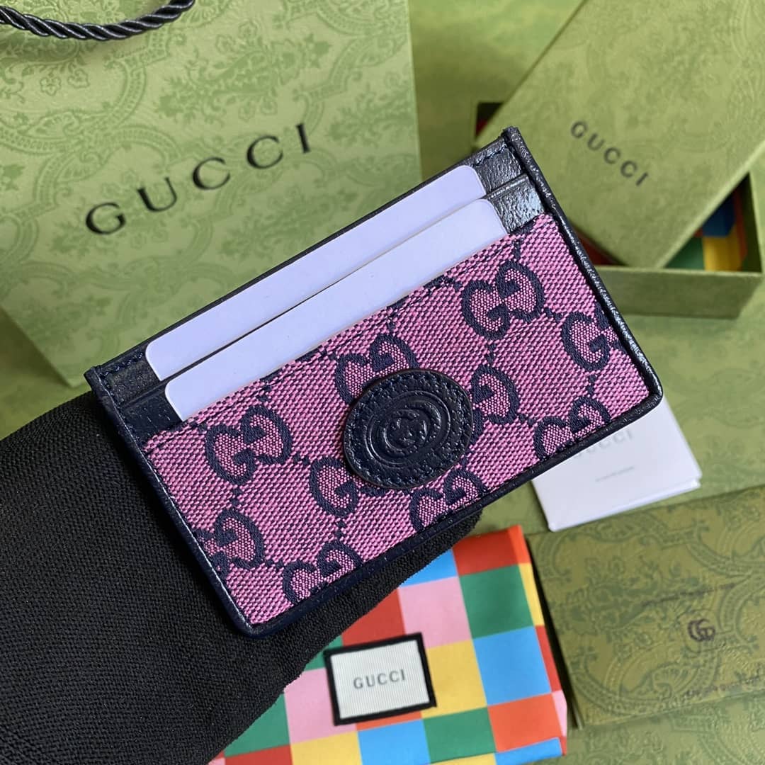 Gvc*1 GG Multicolor Card Case Wallet Replica 659601