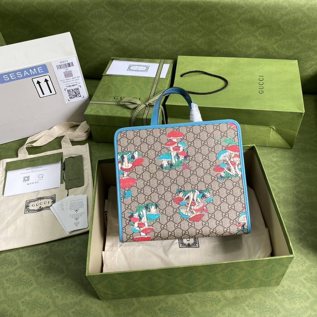 Gvc*1 Children Mushroom Print 605614 Replica Tote Bag