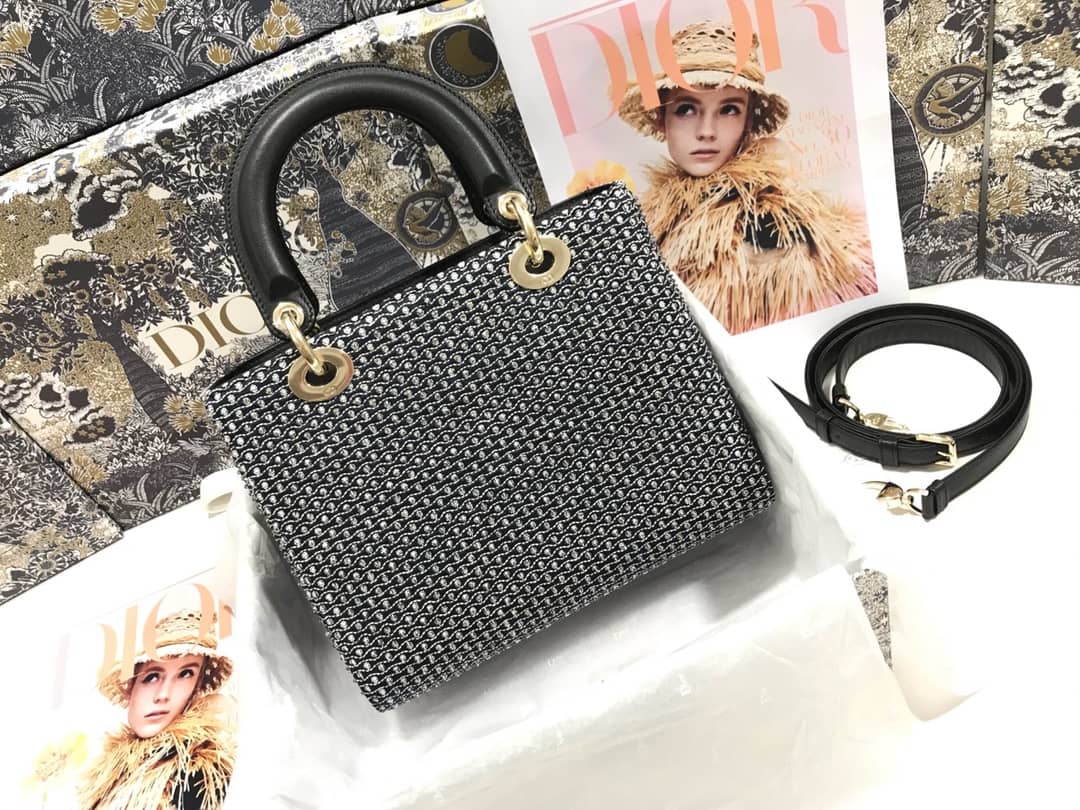 Chr1st1an D10r Lady D10r 24CM Replica Bag