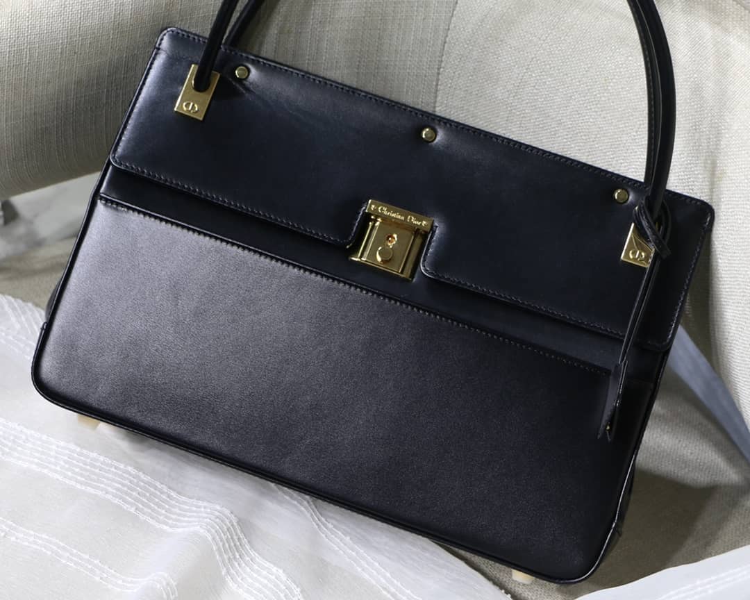 D10r Latte Smooth Calfskin Parisienne Bag