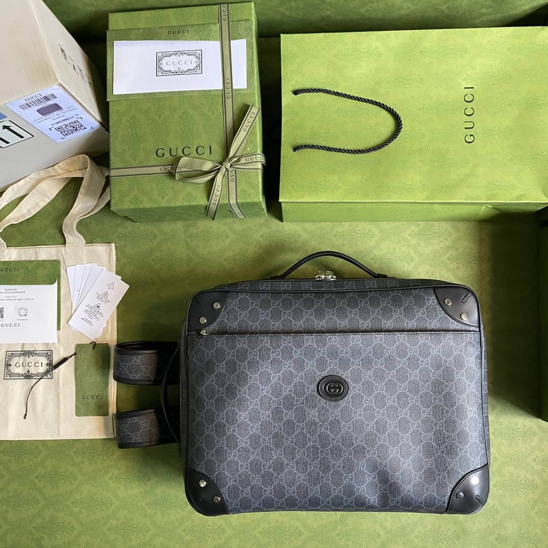 Gvc*1 Mens GG Svp*me Canvas Briefcase Backpack Replica 658543
