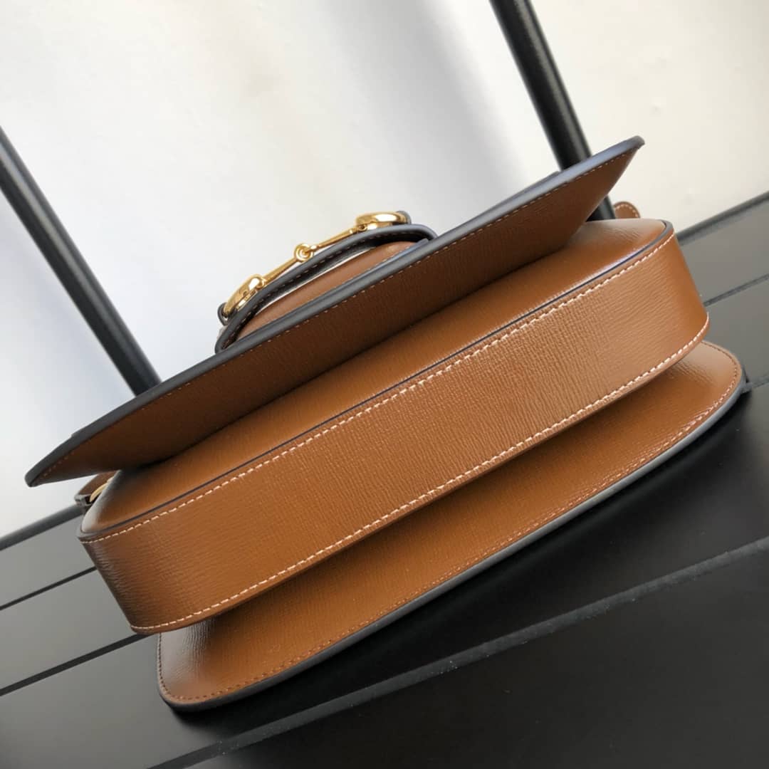 Gvc*1 Horsebit 1955 Shoulder Bag Replica Brown 602204