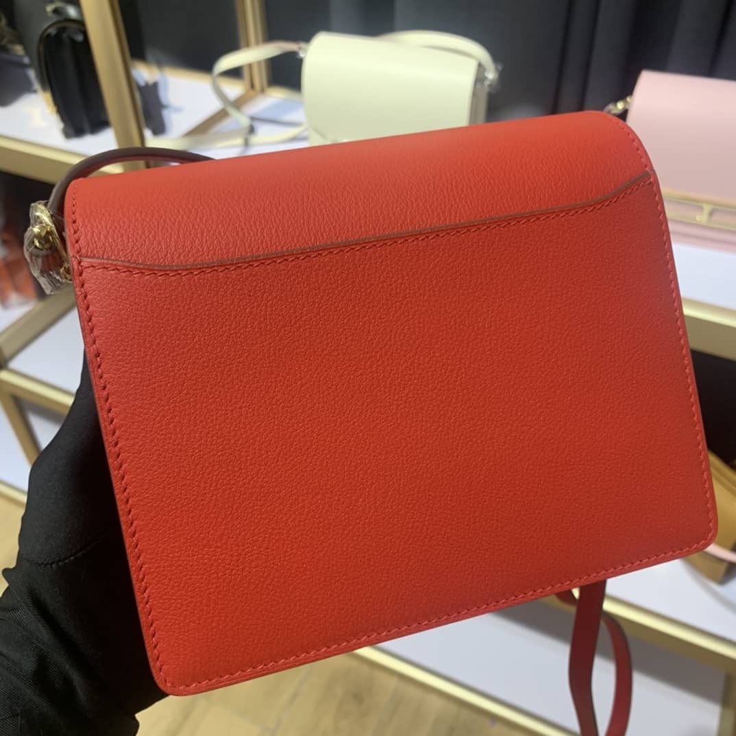 H**me5 Roulis Mini Sac Evercolor Calfskin Leather Crossbody Bag