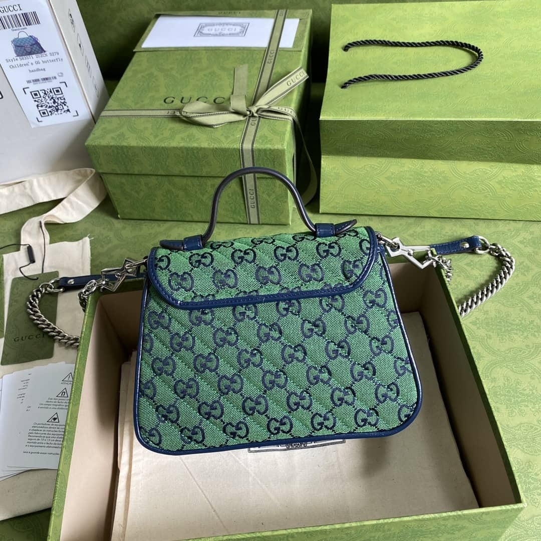 Gvc*1 Marmont GG Mini Top Handle Bag Replica 583571