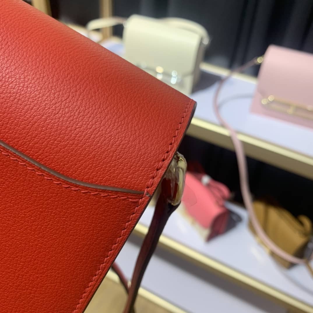 H**me5 Roulis Mini Sac Evercolor Calfskin Leather Crossbody Bag