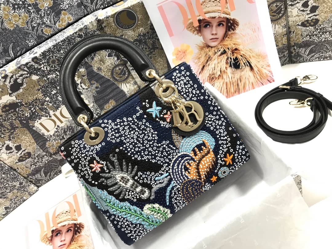 Chr1st1an D10r Lady D10r 24CM Replica Bag