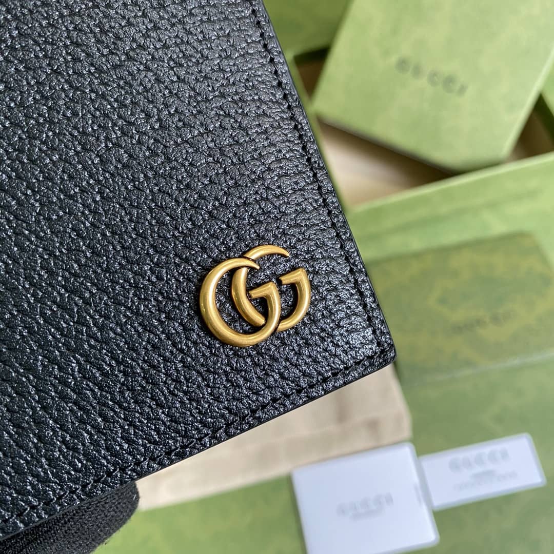 Gvc*1 GG Marmont 2-fold Wallet Replica 428726