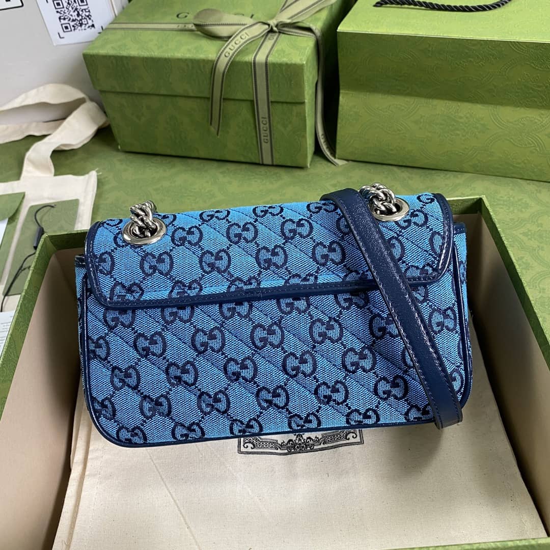 Gvc*1 Marmont GG Matelasse Leather Mini Shoulder Bag Replica 446744
