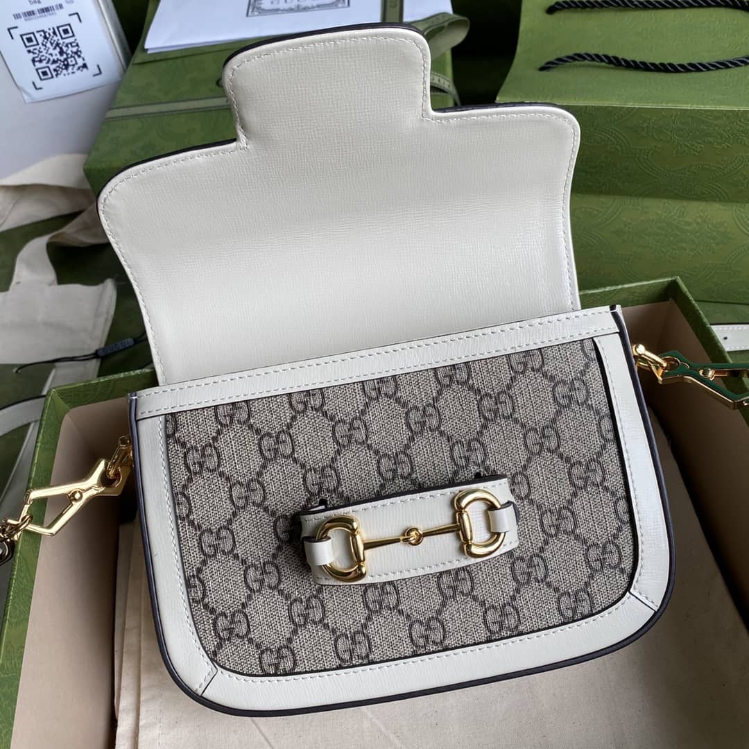 Gvc*1 1955 Horsebit Svp*me GG Canvas Mini Shoulder Bag Replica 658574