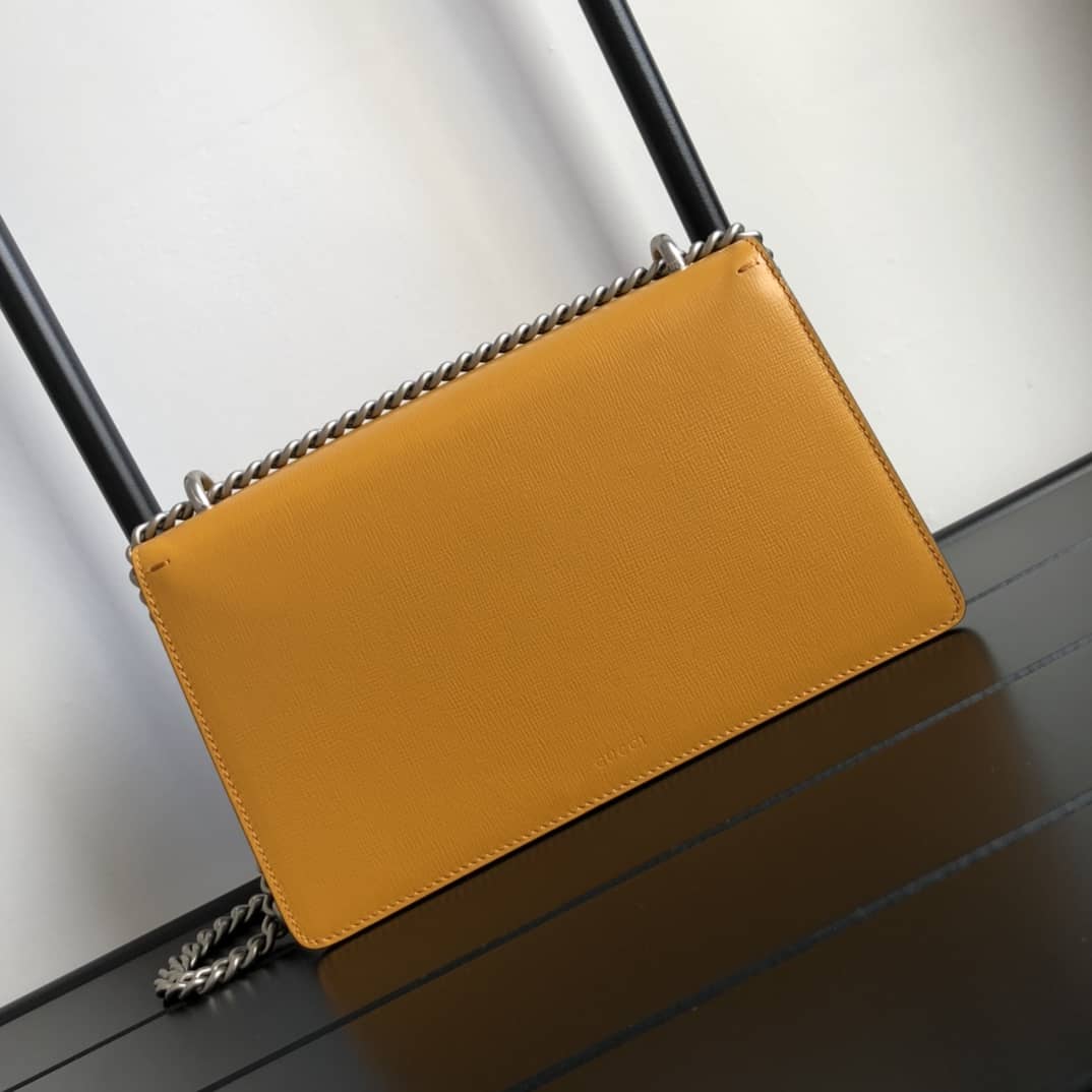 Gvc*1 Dionysus Dupe GG Svp*me Dionysus Chain Shoulder Bag Replica White Yellow 400249