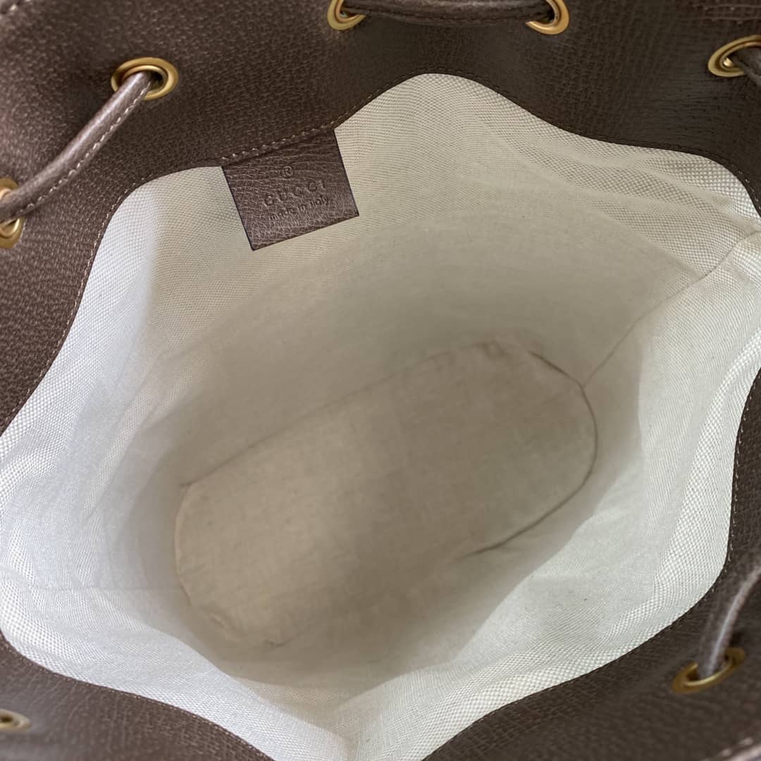 Gvc*1 Ophidia GG Svp*me Leather Bucket Bag Replica 540457