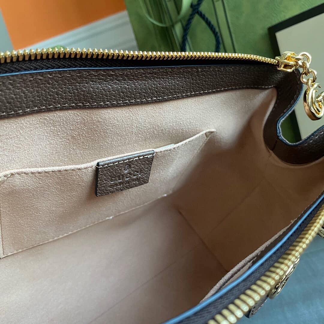 Gvc*1 GG Svp*me Ophidia Small Tote Shoulder Bag Replica Brown 547551