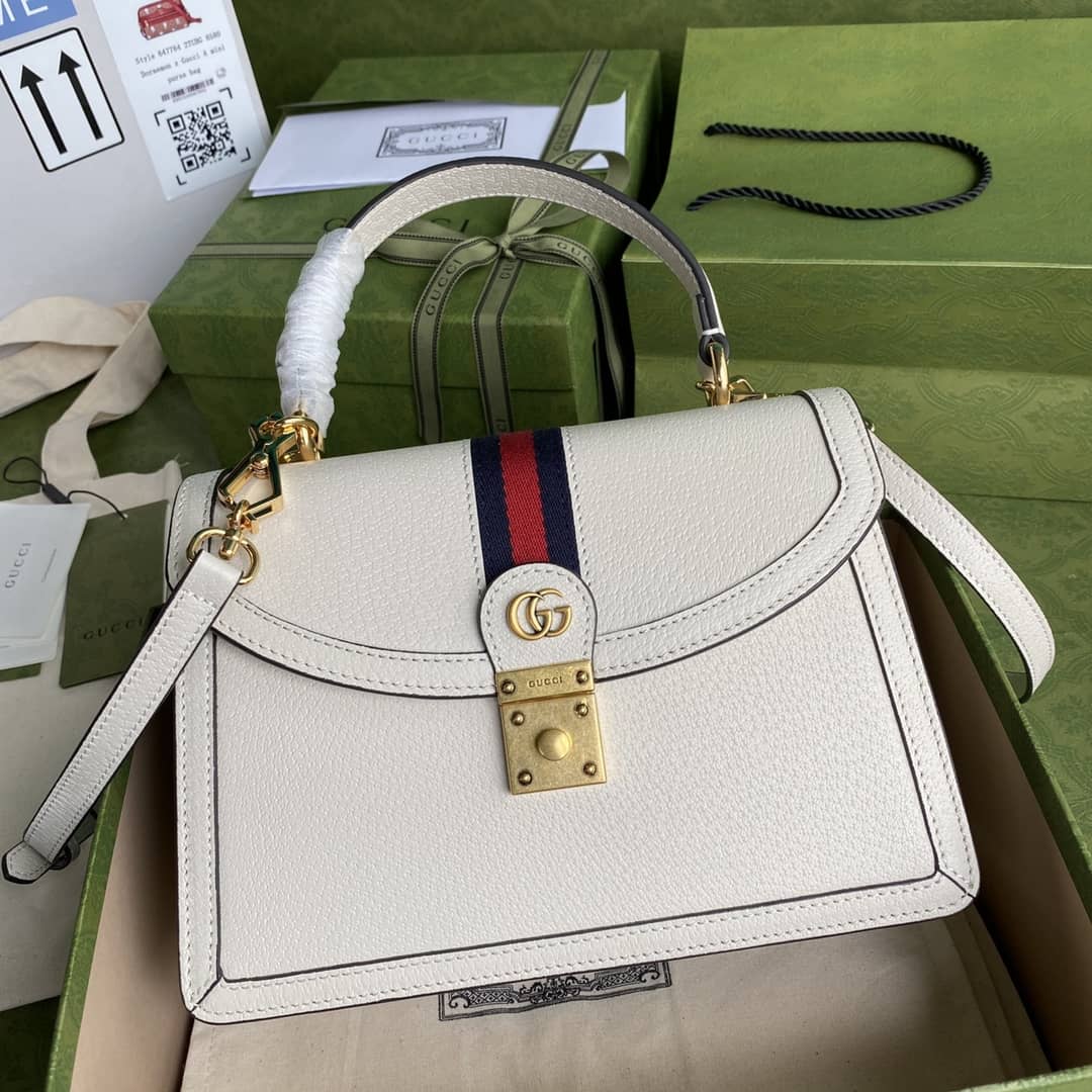 Gvc*1 Ophidia Web Small Top Handle Bag Replica 651055
