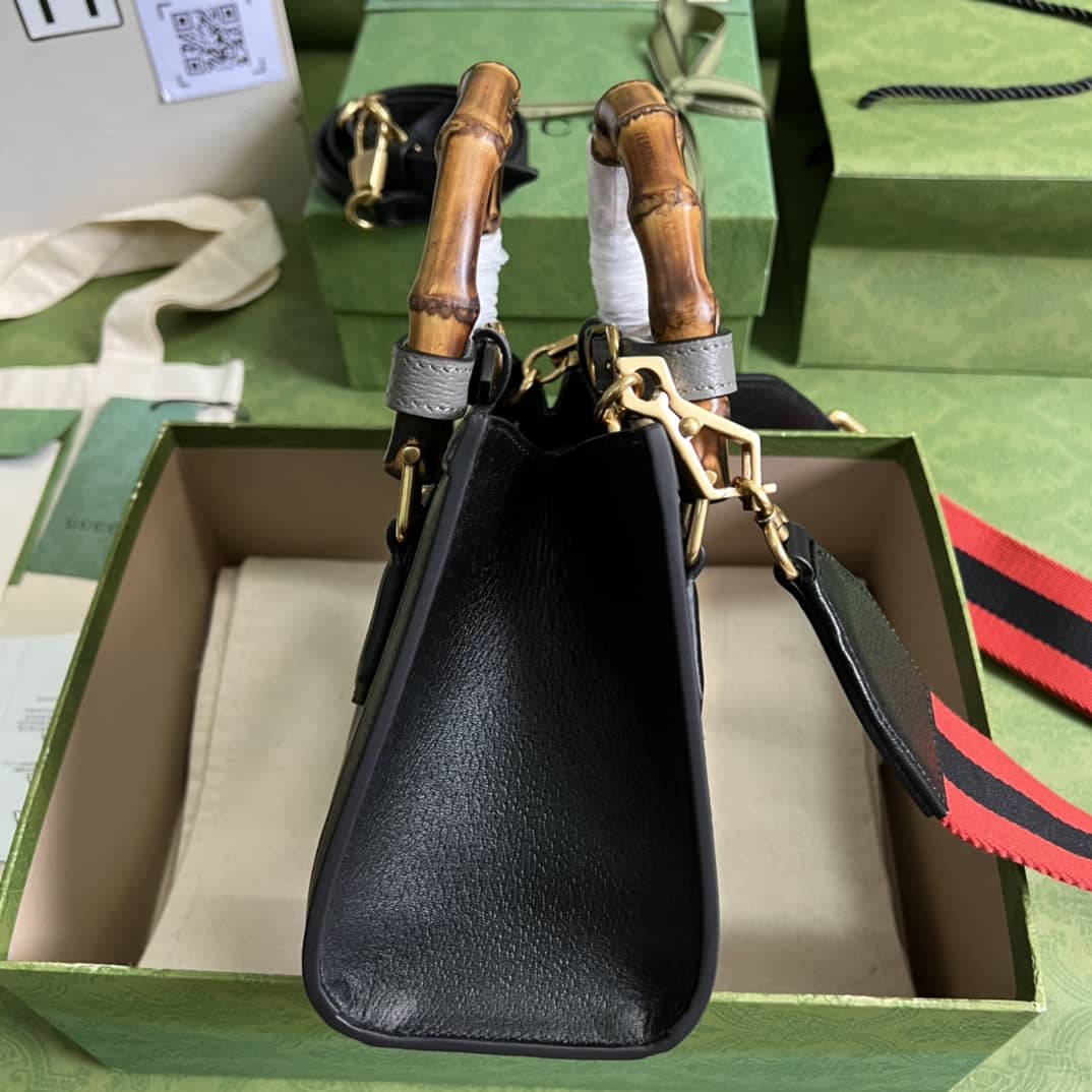 Gvc*1 Diana Mini Tote Black 702732 Replica Bag