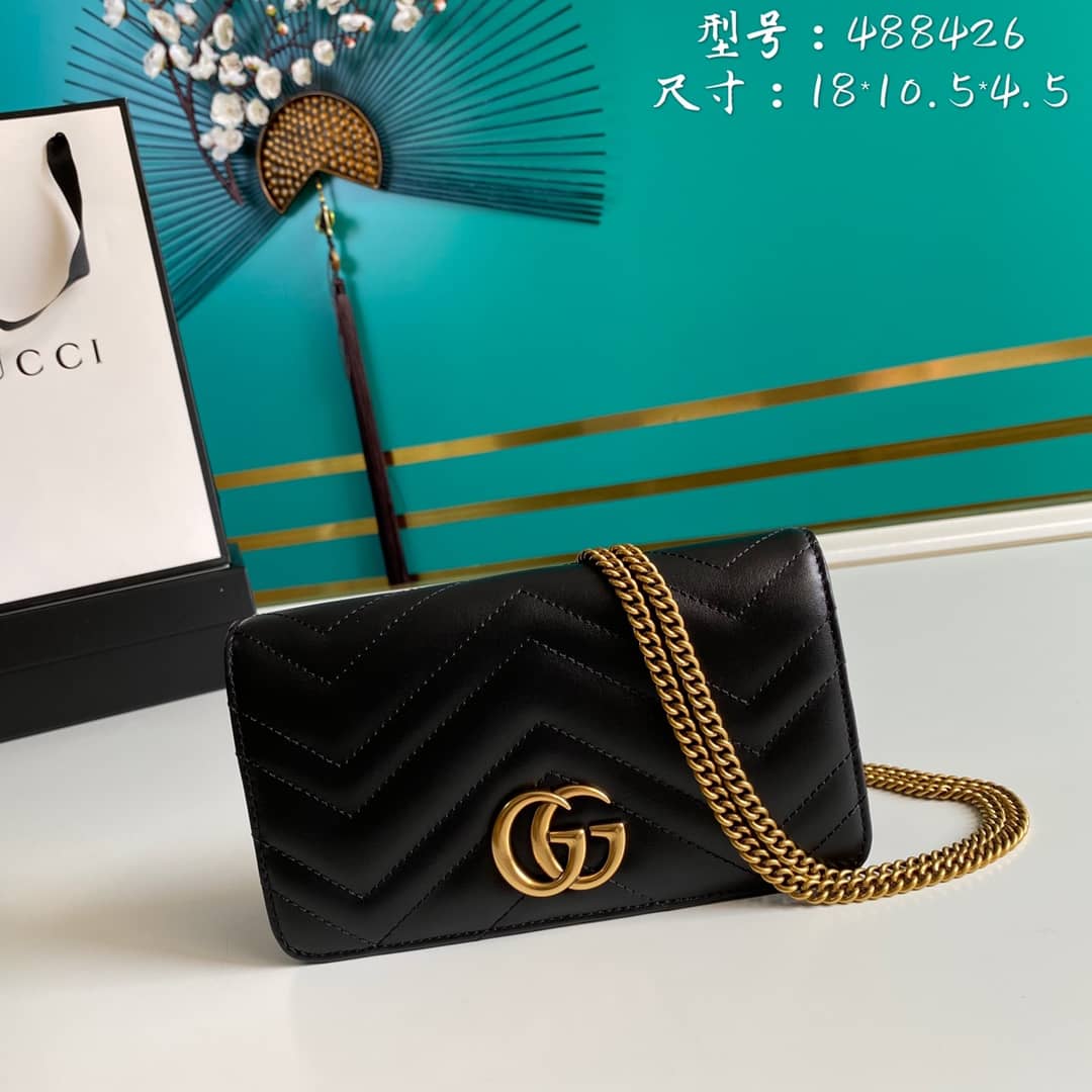 Gvc*1 Crossbody Dupe Marmont GG Matelassé 488426