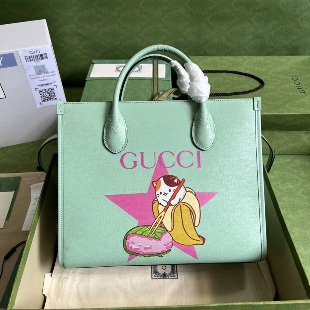 Gvc*1 Bananya Print Small Tote 659983 Replica