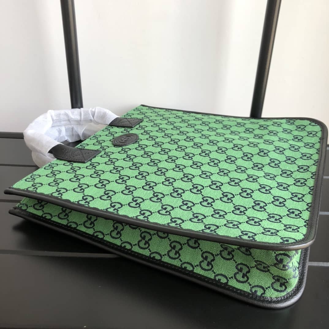 Gvc*1 GG Multicolor Kids Girl Tote Replica Green 550763