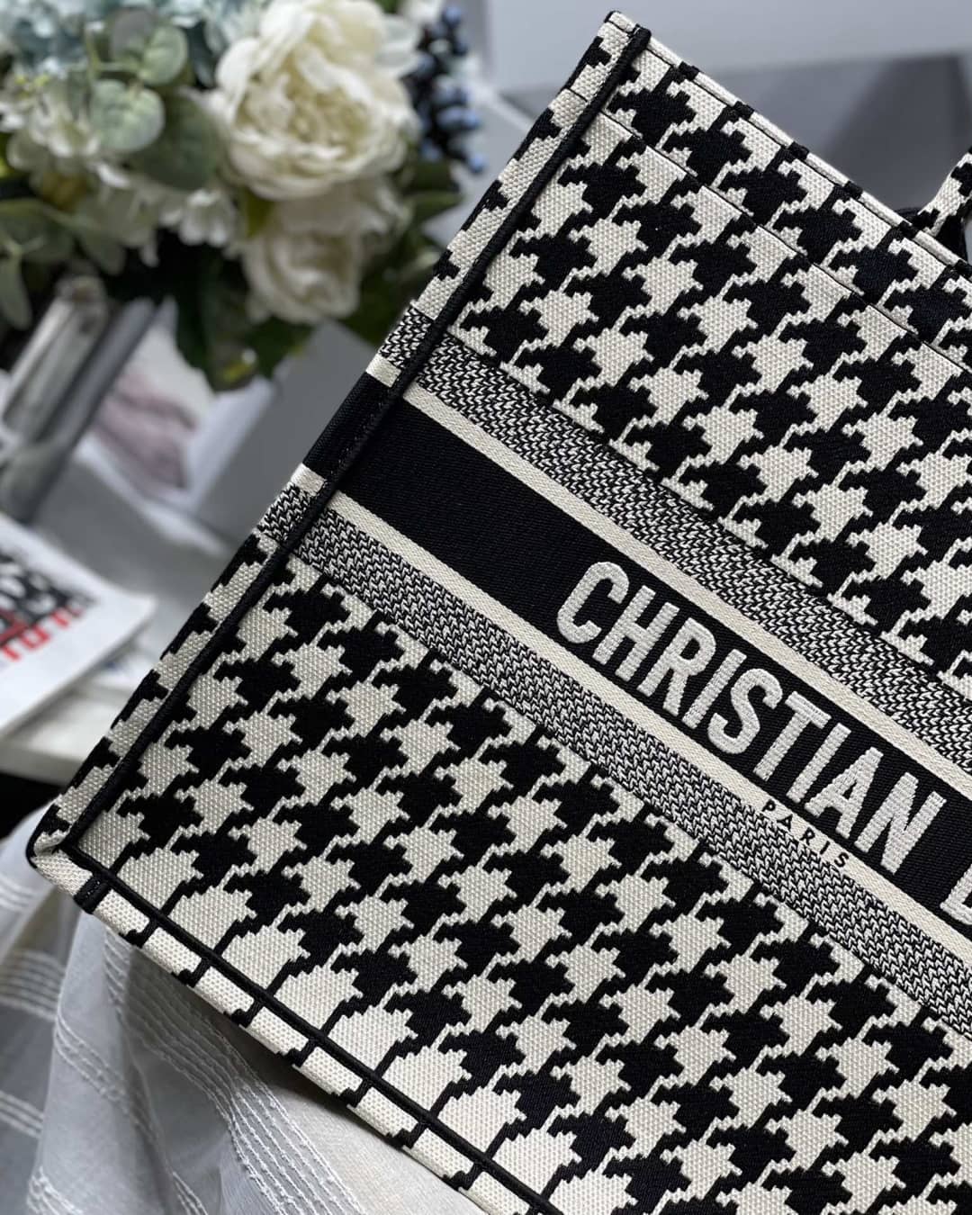 Chr1st1an D10r Tote Bag Dupe CD Book Embroidery
