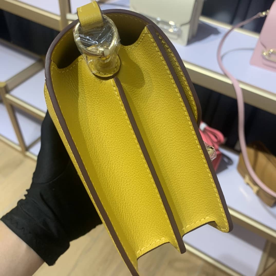 H**me5 Roulis Mini Sac Evercolor Calfskin Leather Crossbody Bag