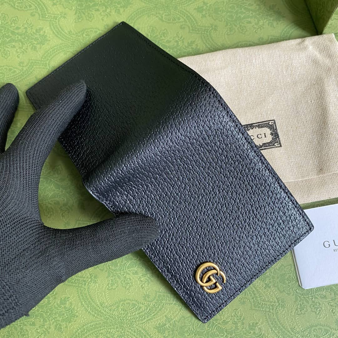 Gvc*1 GG Marmont 2-fold Wallet Replica 428726