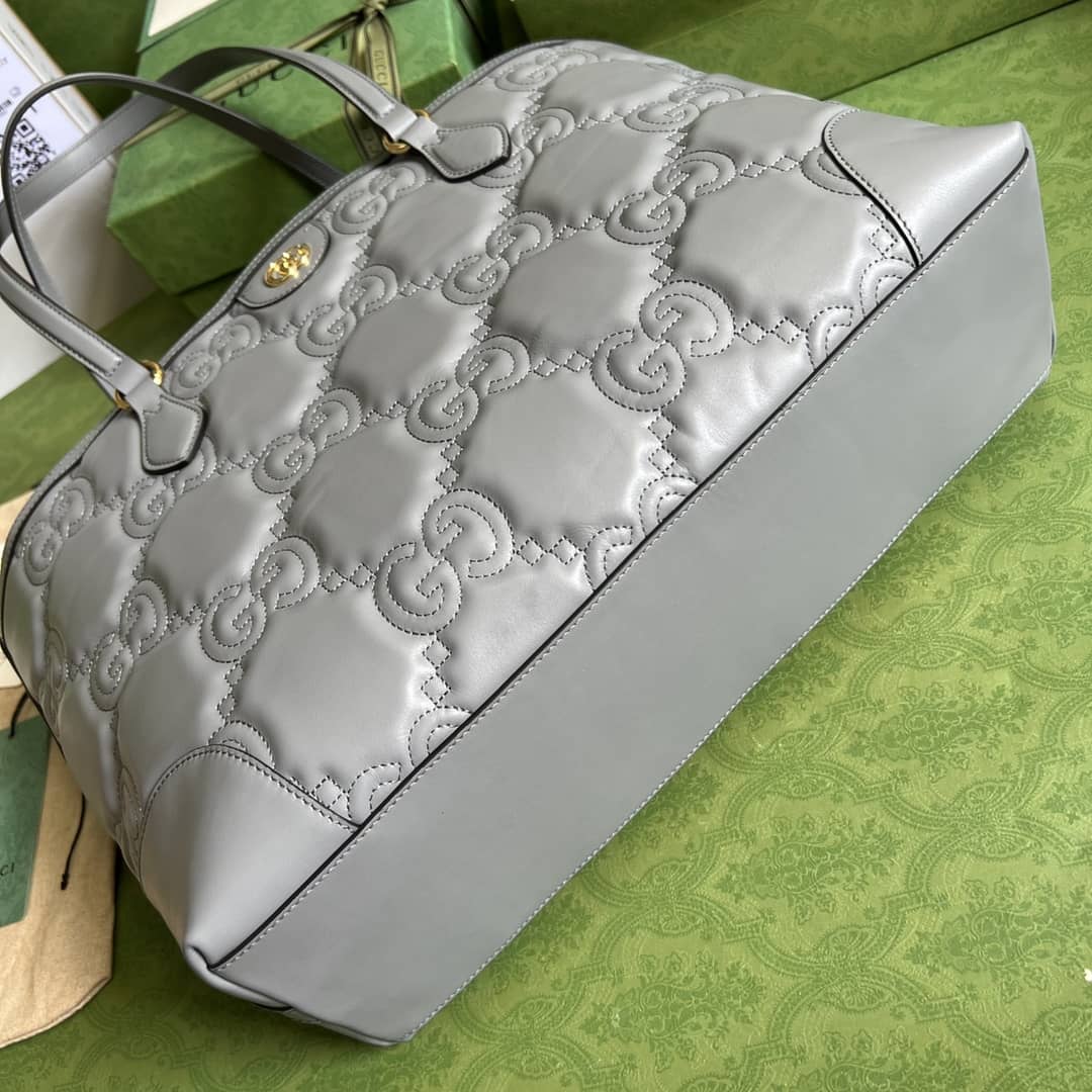 Gvc*1 GG Matelassé Leather Medium Tote Bag 631685 Replica