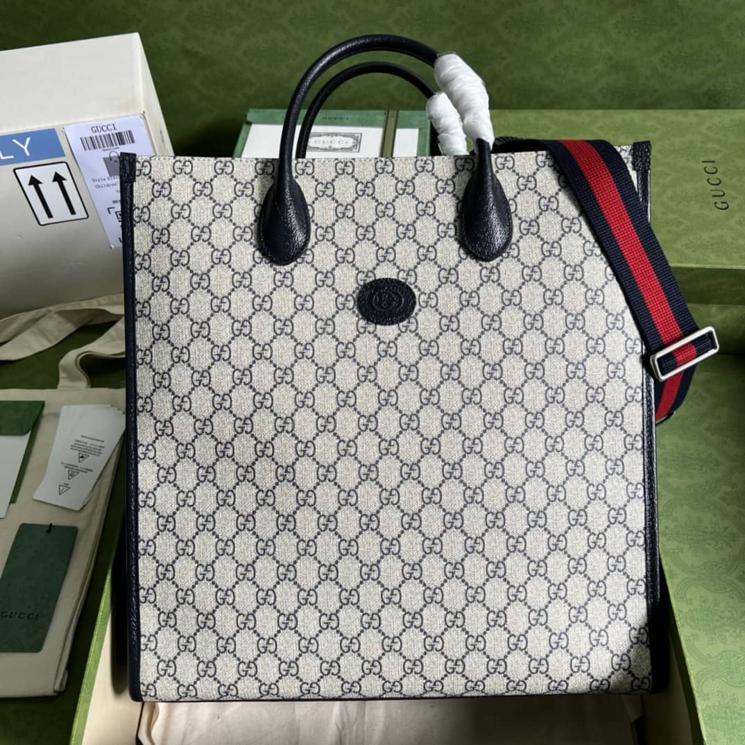 Gvc*1 Medium Tote With Interlocking G 674155 Replica Bag