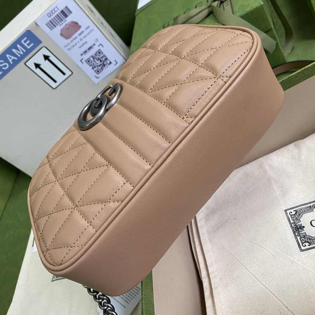 Gvc*1 Marmont Dupe GG Small Matelassé Shoulder Bag Replica 447632