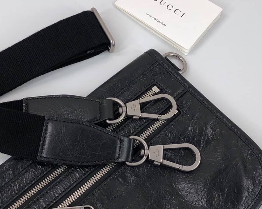 Gvc*1 Unisex Morpheus Leather Messenger Bag Replica 575837