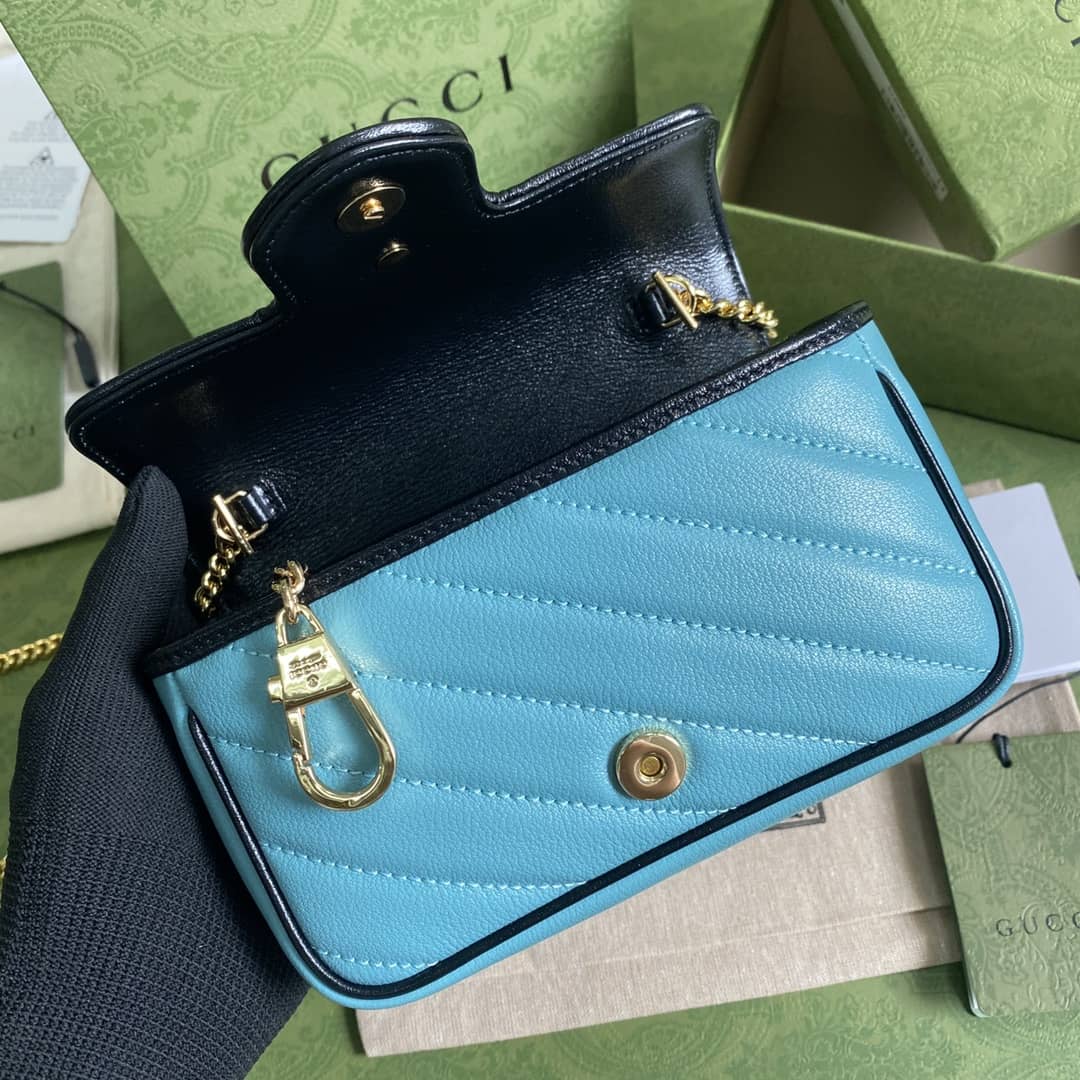 Gvc*1 Marmont GG Mini Chain Shoulder Bag Replica 574969