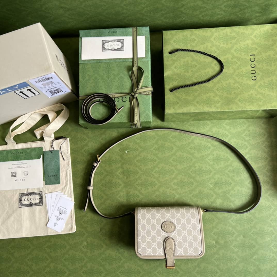 Gvc*1 Mini Shoulder Crossbody Bag With Interlocking 671620 Replica
