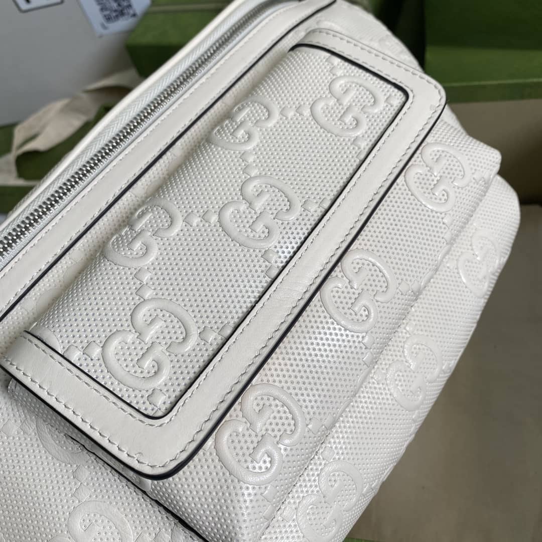 Gvc*1 GG Embossed Leather Belt Bag Bumbag Replica 645093