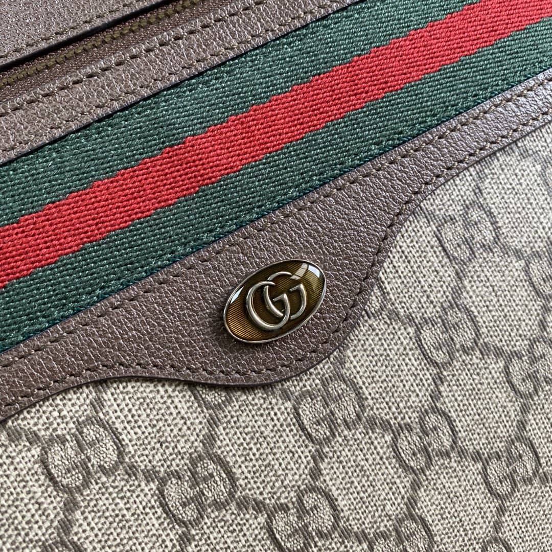 Gvc*1 GG Svp*me Ophidia Canvas Clutch Replica 597619