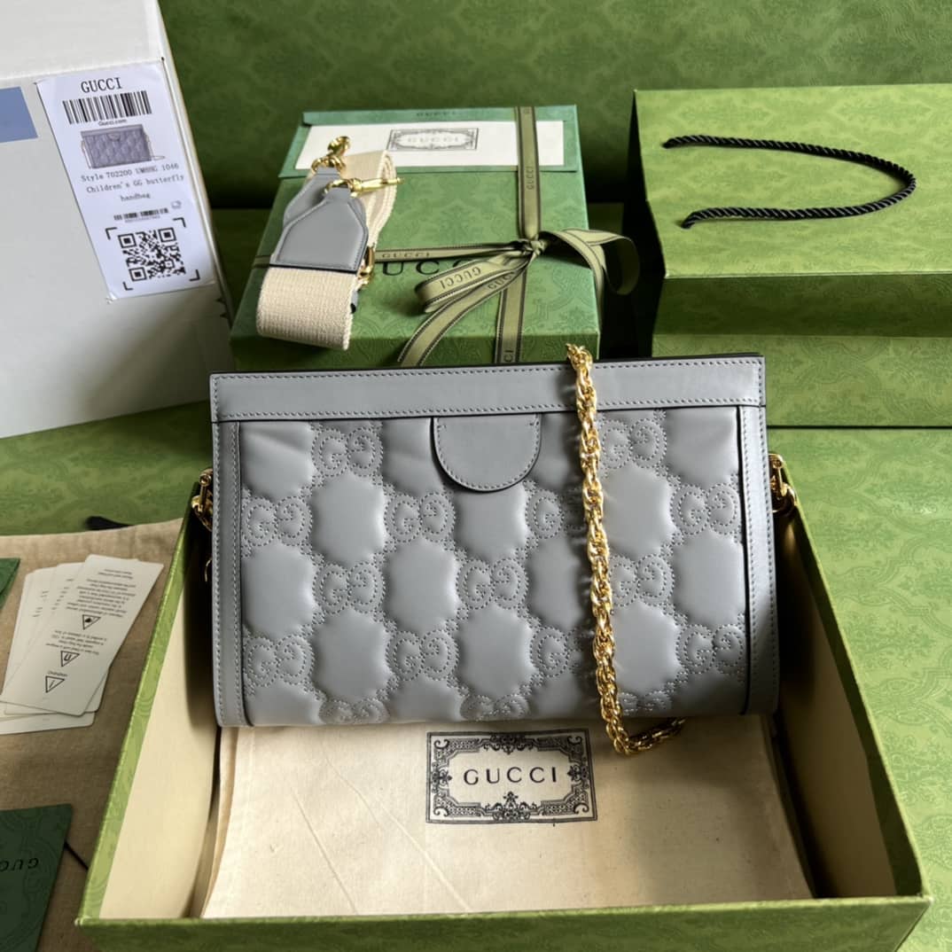 Gvc*1 GG Matelassé Leather 702200 Replica Shoulder Bag