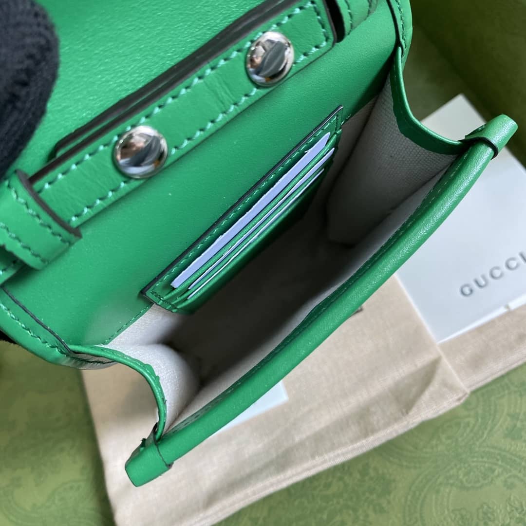 Gvc*1 GG Embossed Mini Phone Bag Replica 625571