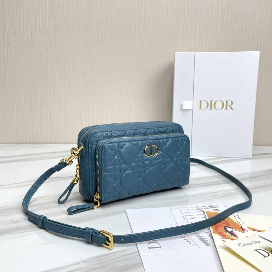 Chr1st1an D10r Caro Double Calfskin Pouch