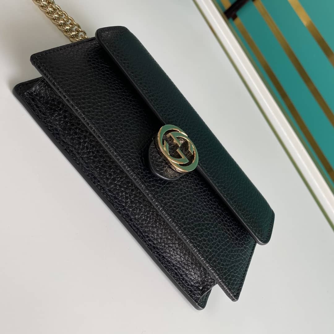 Gvc*1 Interlocking Crossbody Bag Chain Wallet Replica 510314