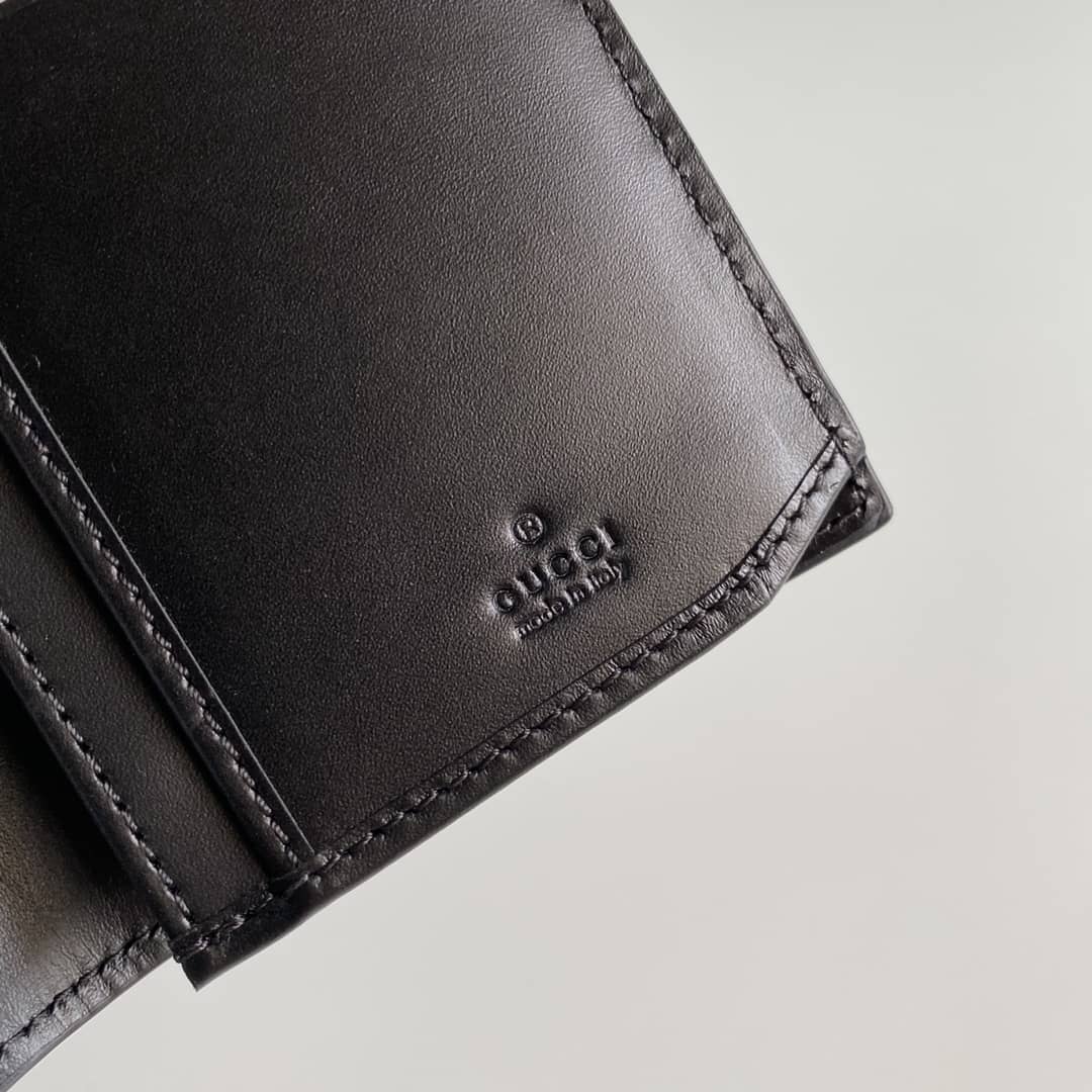 Gvc*1 Bill PVC Leather Long Wallet Replica 408836
