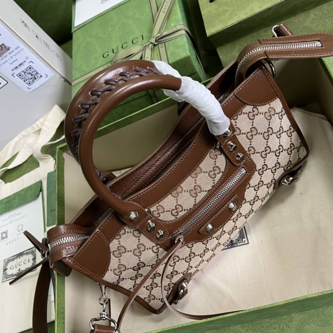 Gvc*1 x Ba1en*iaga Motorcycle Bag 681690 Replica Tote