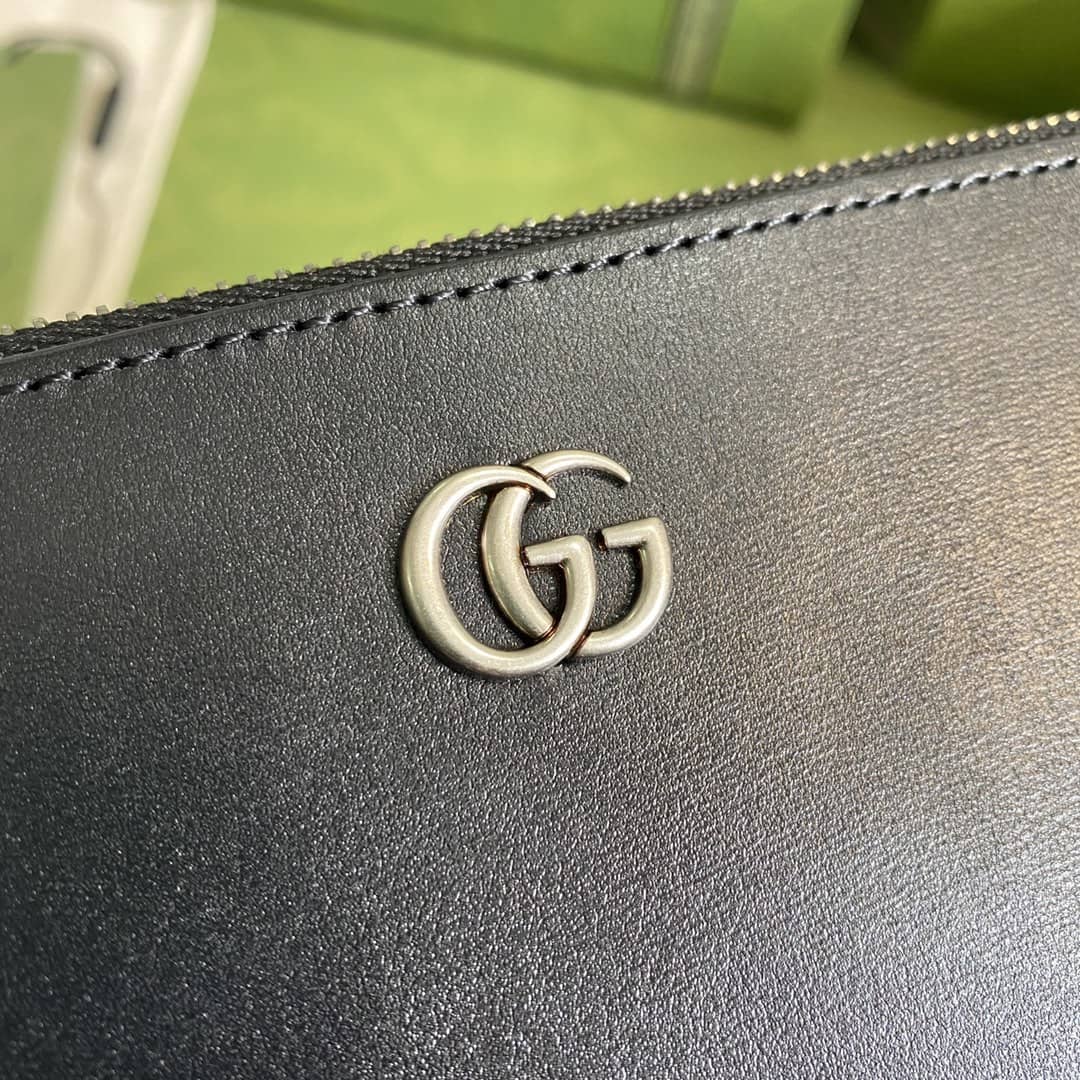 Gvc*1 GG Marmont Leather Pouch Replica 475317