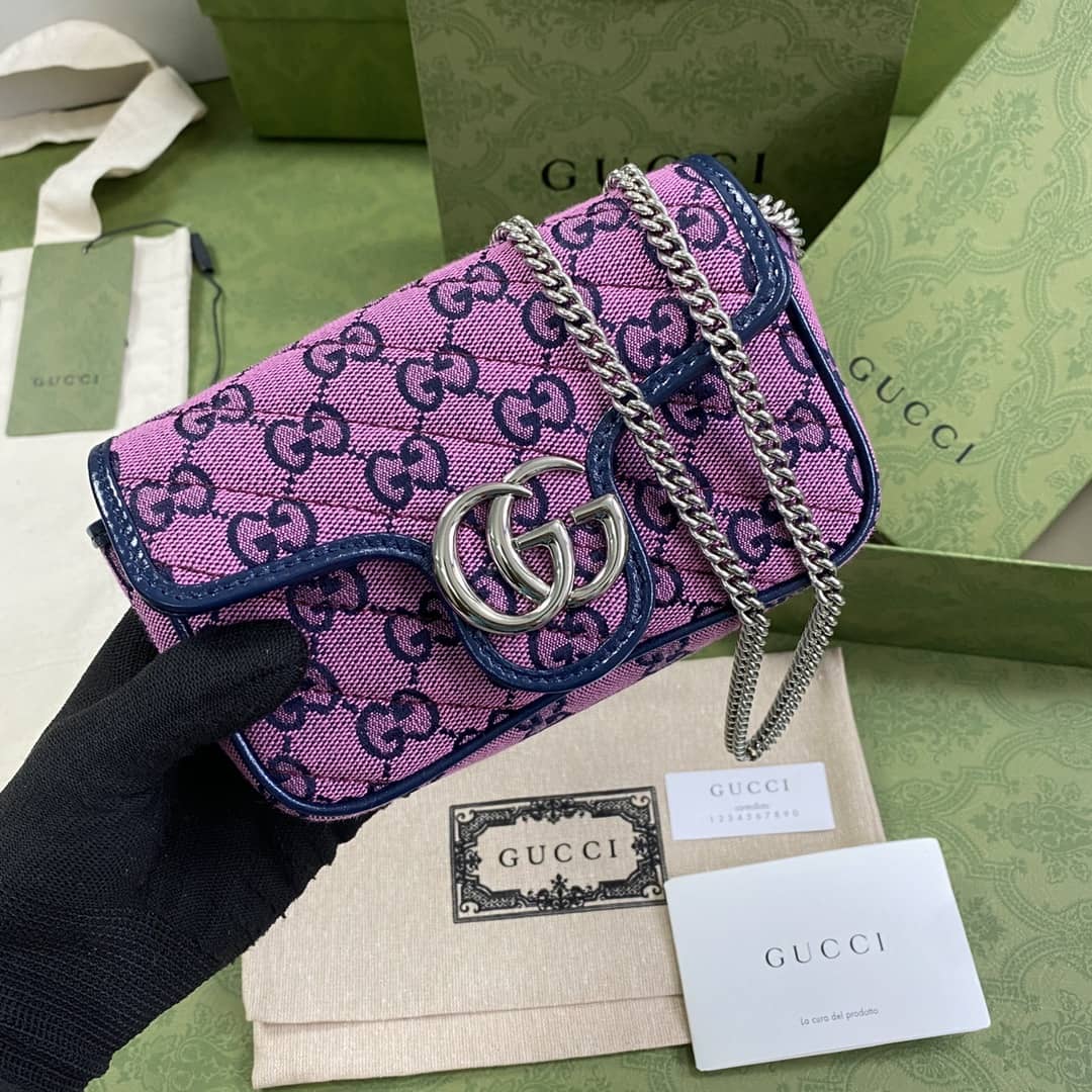 Gvc*1 GG Marmont Matelassé Mini Crossbody Bag Replica 476433