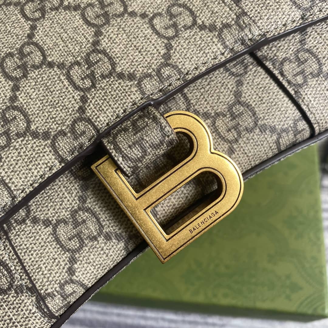 Gvc*1 x Ba1en*iaga Hourglass Small Top Handle Bag Replica 658575