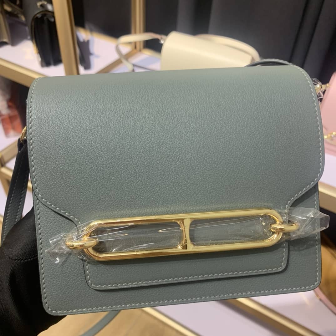 H**me5 Roulis Mini Sac Evercolor Calfskin Leather Crossbody Bag