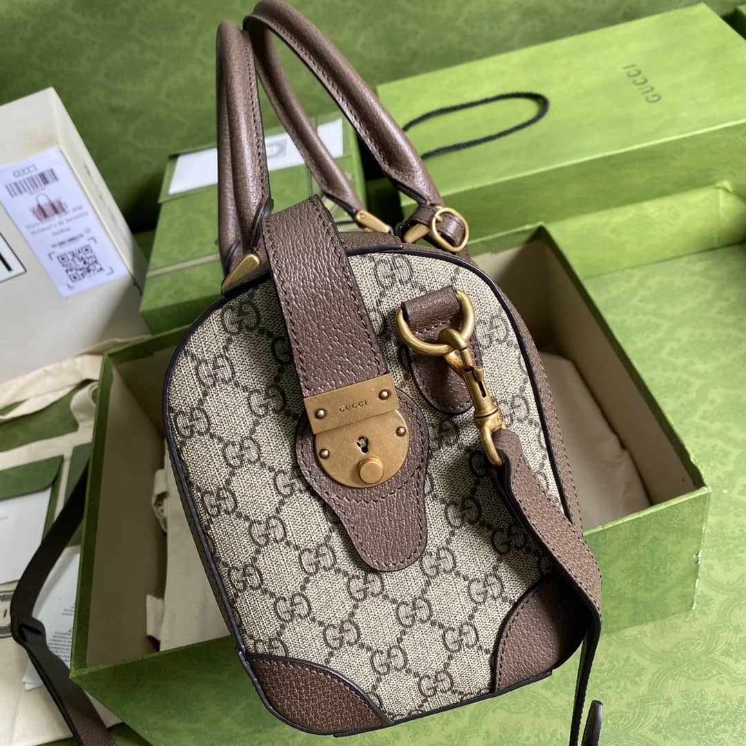Best Replica Gvc*1 Web GG Small Duffel Bag Replica 645017(ColaReps)