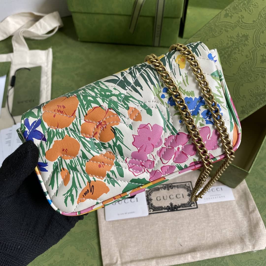 Gvc*1 GG Marmont Matelassé Mini Crossbody Bag Replica 476433
