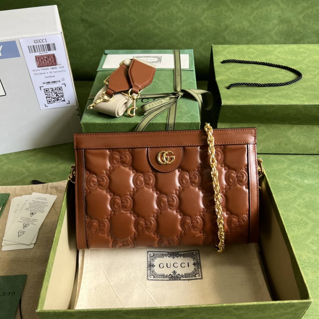 Gvc*1 GG Matelassé Leather 702200 Replica Shoulder Bag
